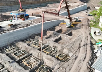 總投資4億元！食品產(chǎn)業(yè)園配套基礎設施項目施工現(xiàn)場